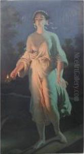 A Personification Of Night by Ary Scheffer