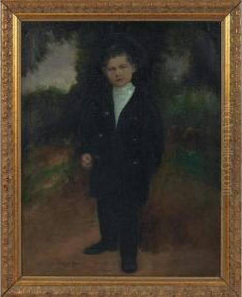 Portrait Of A Standing Boy - view 1
