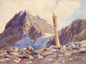 Schauflerspitze Und Bildstockljoch by Leopold Scheiring