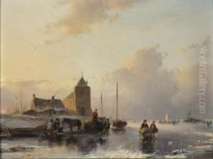 Winter Estuary Scene