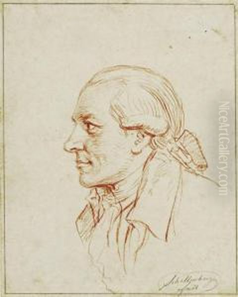 Male Portrait In Profile To The Left - view 1