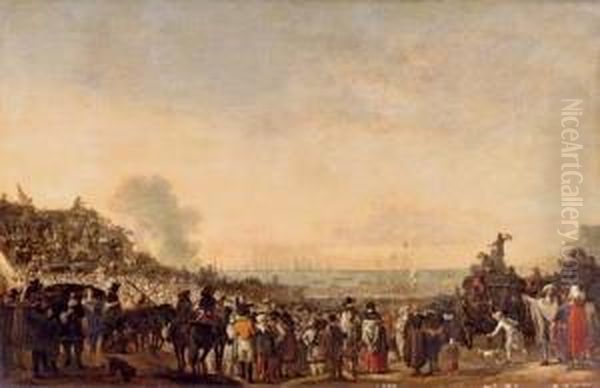 The Departure Of Charles Ii For England - view 1