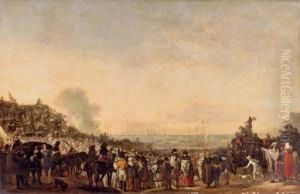 The Departure Of Charles Ii For England