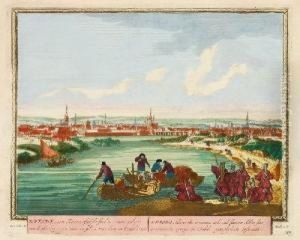 Electoralis Saxoniae Urbs Ad Fluvium Albim by Pieter I Schenck