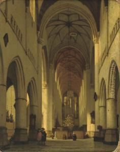 The Interior Of Saint Bavo's, Haarlem