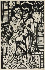 Liebespaar by Hermann Scherer