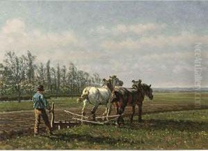 A Ploughing Farmer