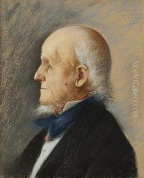 Portrait D'un Vieil Homme De Profil - view 1