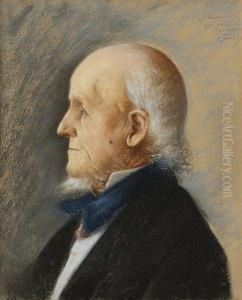 Portrait D'un Vieil Homme De Profil