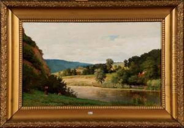 Paysage Anime A La Riviere - view 1