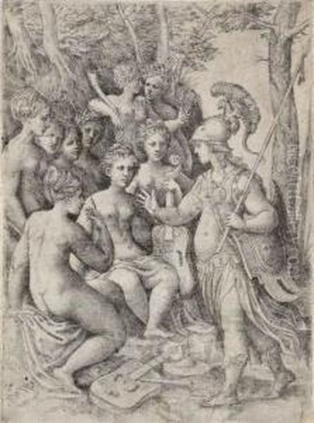 Minerva And The Muses - view 1