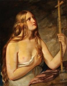 The Penitent Magdalene by Natale Schiavoni