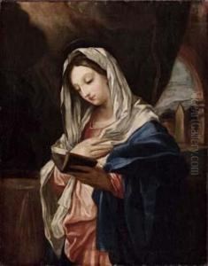 La Vergine In Lettura by Natale Schiavoni