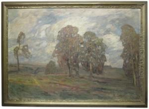 Schwabische Herbstlandschaft by Karl Schickhardt