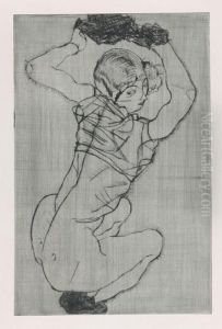 Kauernde by Egon Schiele