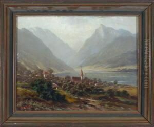 Blick Uber Schliersee Auf Den See
