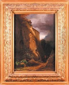 Mnich Przy Gorskiej Kapliczce, 1861 R.