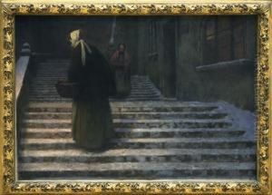 Na Zameckych Schodech by Jakub Schikaneder