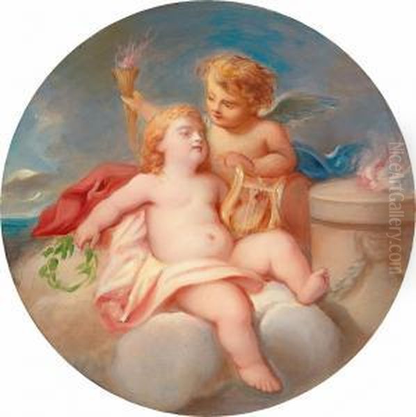 Putti In The Clouds - view 1