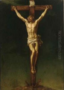 Christ On The Cross by Maria Helena F. Schild