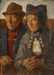 "altes Paar" by Georg Schildknecht