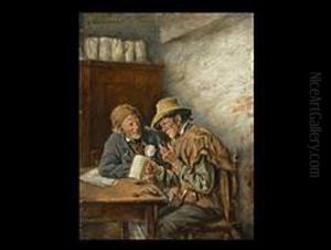 In Der Wirtsstube by Georg Schildknecht