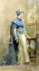 Femme Dans Un Interieur by Adolf Schill