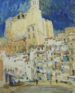 Cliffside Houses by Alice Schille