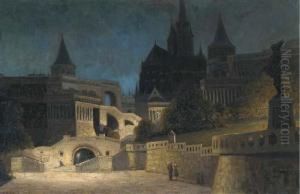 A Moonlit Assignation by Leendert Adriaan Schilt