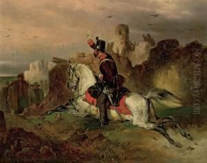 "galoppierender Soldat" by Carl Schindler