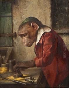 The Painter's Assistant by Joseph, Jos. Schippers