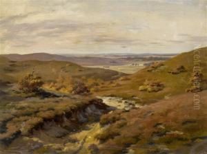 Study Of An Autumn Landscape by Johann Wilhelm Schirmer