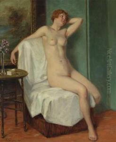 Femalenude Sitting - view 1