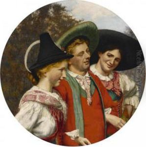 A Merry Bavarian Company by Adolf Gustav Schlabitz