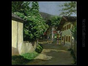 Bei Rattenberg In Tirol by Adolf Gustav Schlabitz