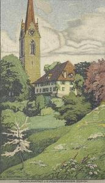 Kirche Und Pfarrhaus. - view 1