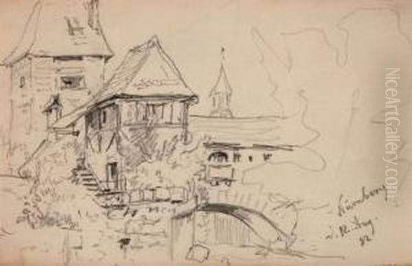 244 Friedrich August Schlegel , 5 Ansichten Von Nurnberg Und Der Sachsischen Schweiz. 1857- 1882 - view 1
