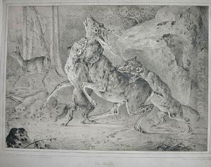 Wilki (1844) by August Schleich