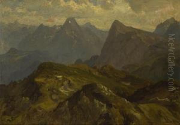 Gebirgslandschaft. - view 1