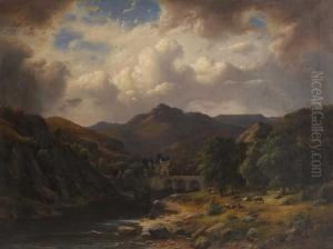 Flusstal Mit Burg by Schleich Eduard I & Bach Alois
