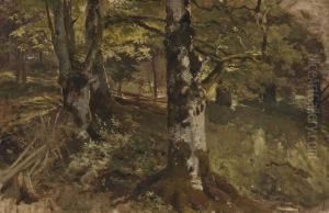 Waldlichtung by Eduard Ii Schleich
