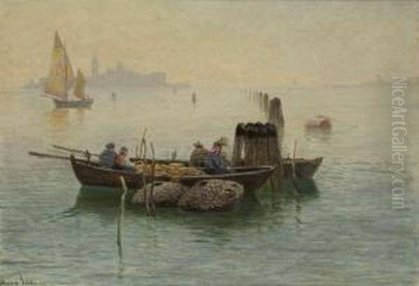 "ein Morgen In Der Lagune Von Venedig". - view 1