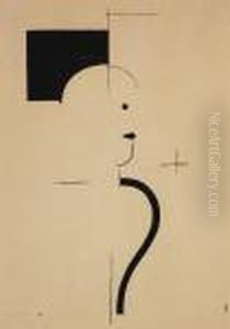 Figur Nach Rechts by Oskar Schlemmer