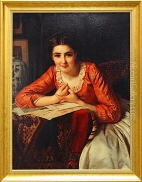 Woman Reading - view 1