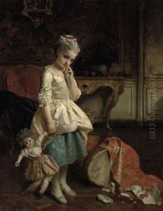 Un Petit Faux Pas by Henry Guillaume Schlesinger