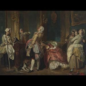 When The Master""""s Away by Henry Guillaume Schlesinger