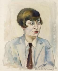 Bildnis Paula by Rudolf Schlichter