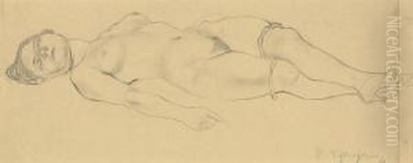 Liegender Weiblicher Akt - view 1
