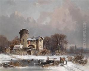 Wintervergnugen by August Schliecker
