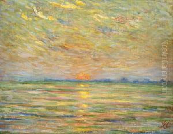 Couche De Soleil Sur La Mer - view 1